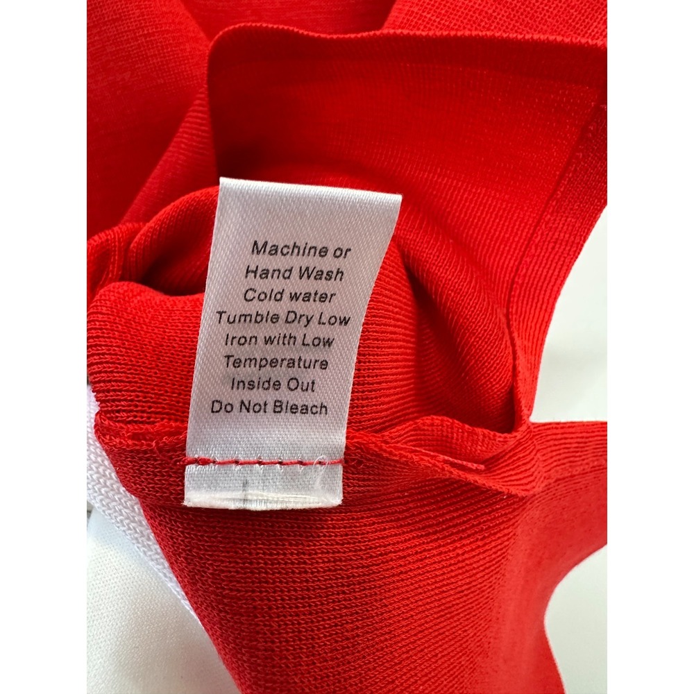 Ming Wang Floral Knit Jacket & Tank Top Set PS XS Red Off White Classy Mature - Picture 7 of 16